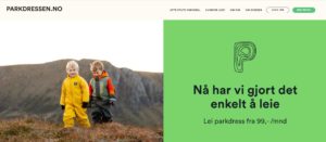 Udlejning af jakkesæt i parken