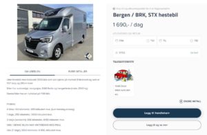 utleie av hestebiler