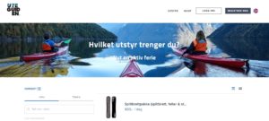 Uteguiden utleie av sportsutsty