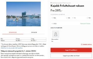 kajakkutleie dnt