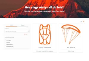 Skyvoss utleie software