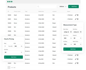 Inventory rental business