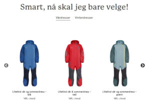 Bergans abonnement parkdresser