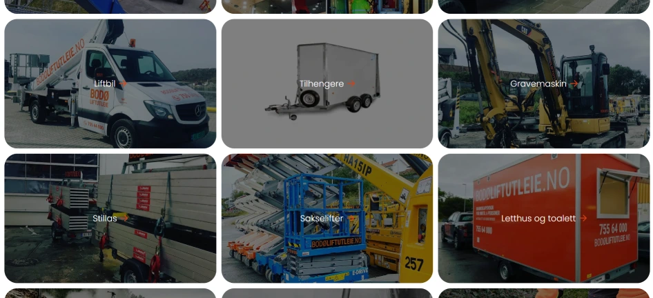 Bodø Liftutleie - Maskinutleie og verktøyutleie