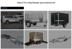 NTS selvbetjeningsløsning for tilhengere