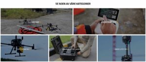 Drone utleiesystem
