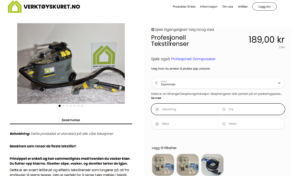 Verktøyskuret - booking verktøyutleie