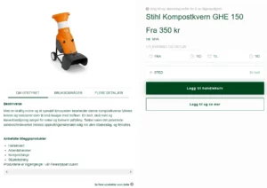 Udlejning af værktøj og maskiner hos Felleskjøpet