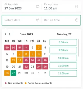 Bookingkalender