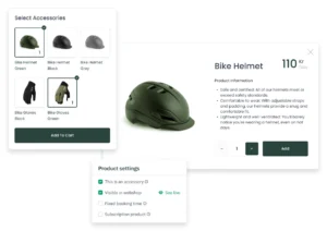 Hjemmeside med booking system -accessories
