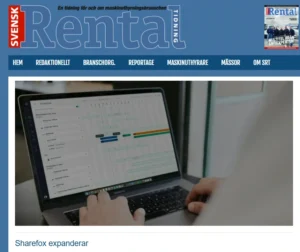 Rental Tidning Utvider til Sverige - selvbetjent utleie
