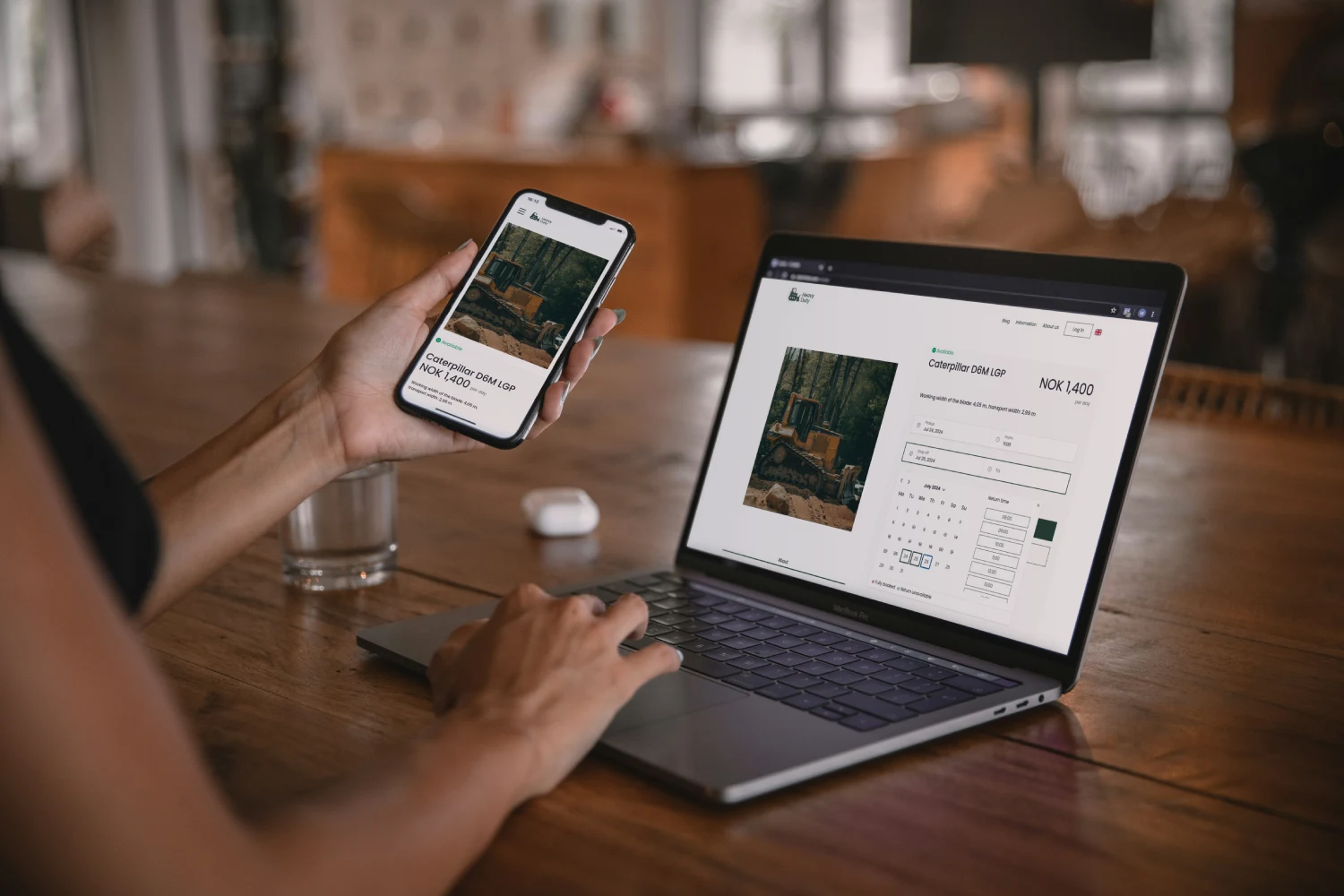 leje af maskiner og udstyr