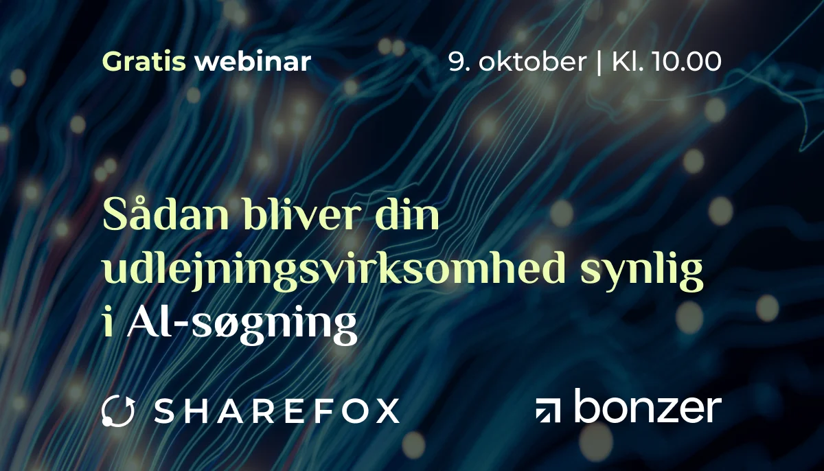 Webinar - Sådan gør du din udlejningsvirksomhed synlig i AI-søgninger