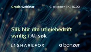 Webinar - Slik blir din utleiebedrift synlig i AI-søk