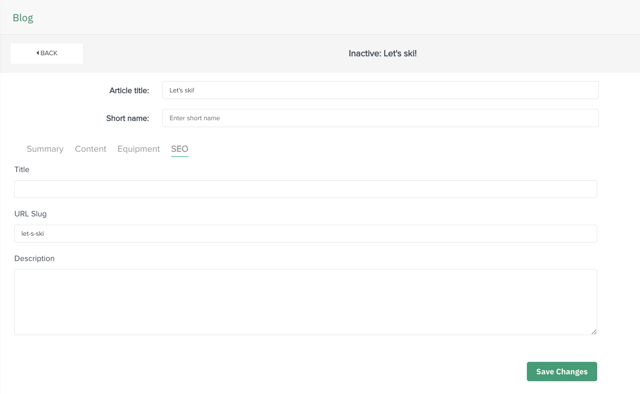 SEO blogg