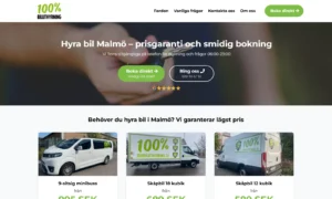 100 Biluthyrning - Bilutleie - booking