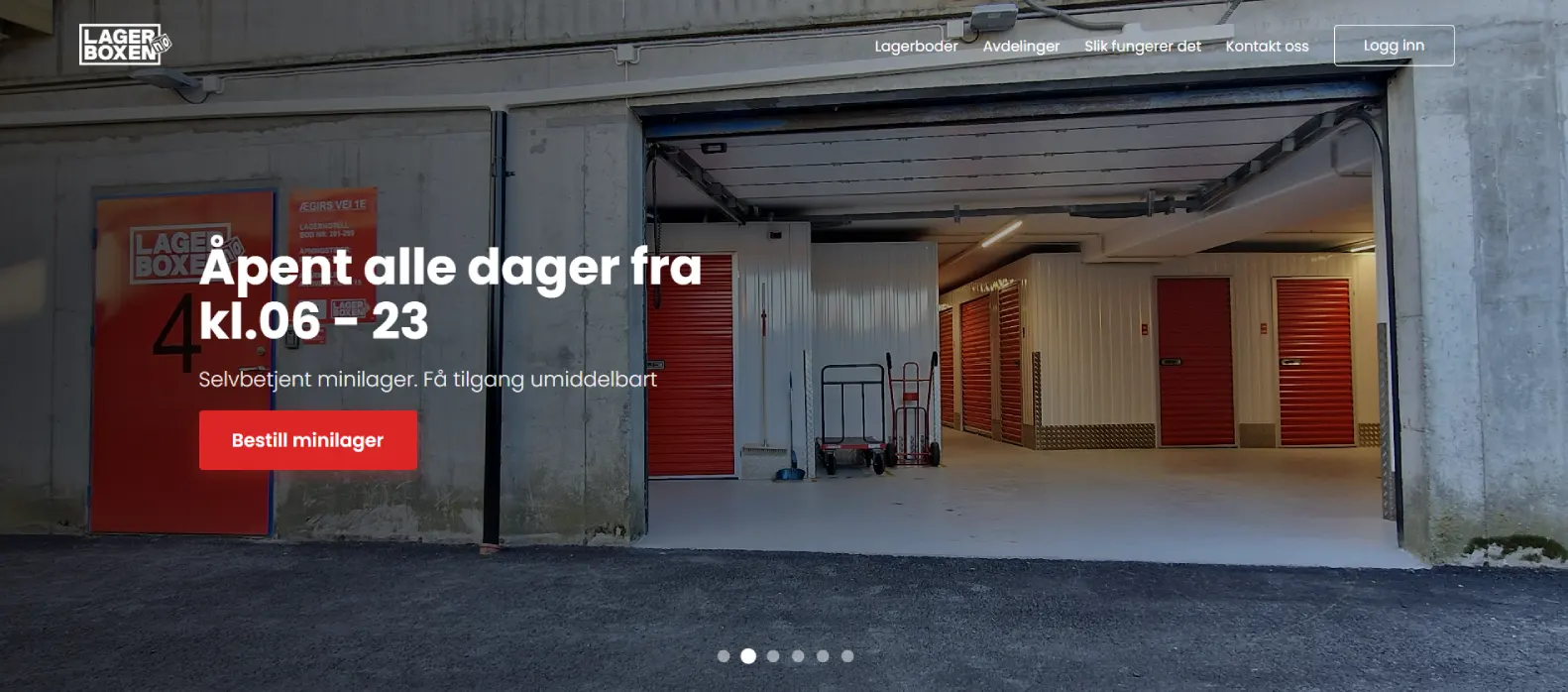 Lagerboxen - minilager - karusell nettside 2