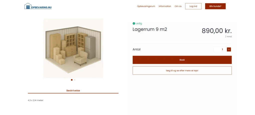 System for minilager