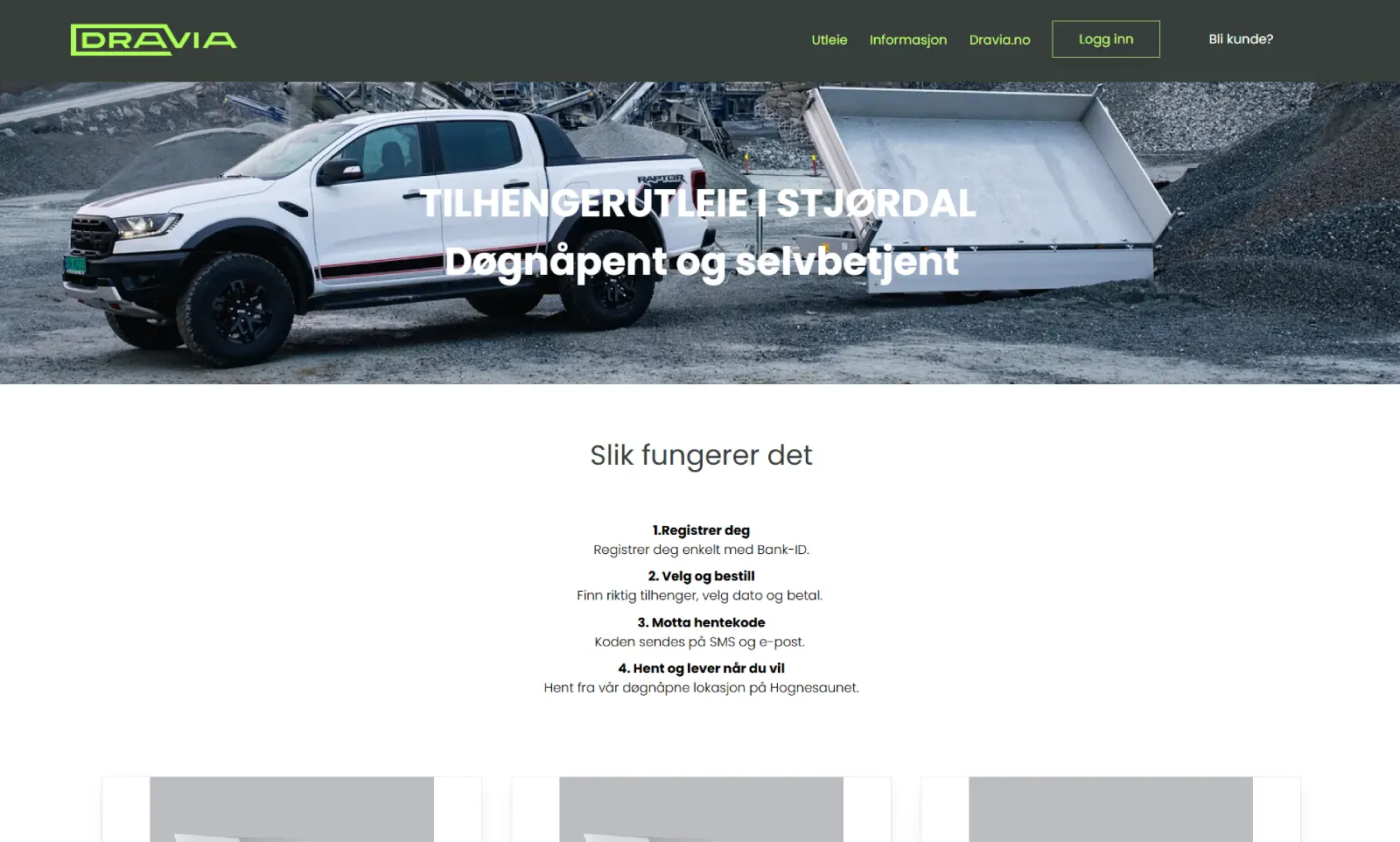 Tilhengerutleie Dravia