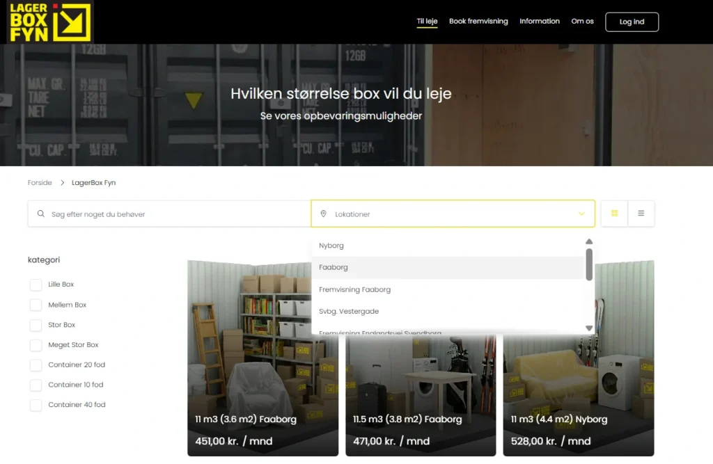 LagerboxFyn - depotrum udlejning