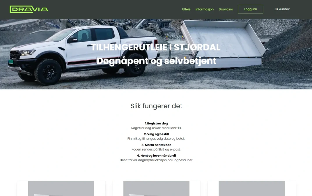 Tilhengerutleie Dravia