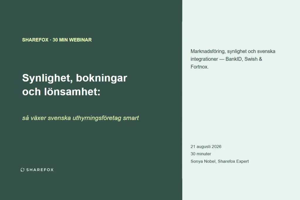 Webinar - Bookinger, synlighed