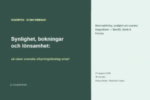 Webinar - Bookinger, synlighed