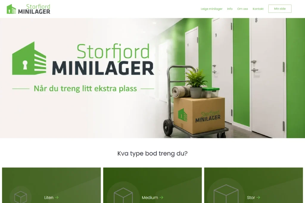Storfjord Minilager - nytt minilagersystem