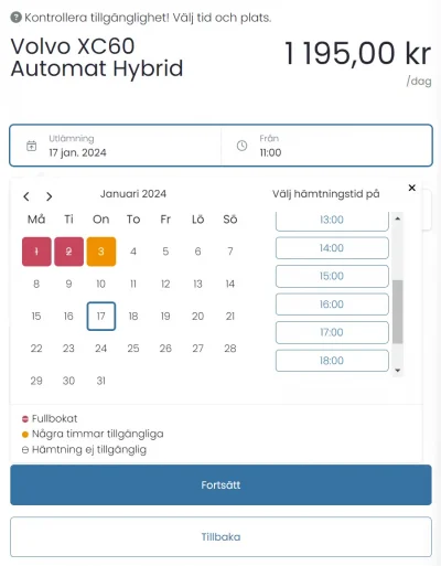 Flexbil biluthyrning