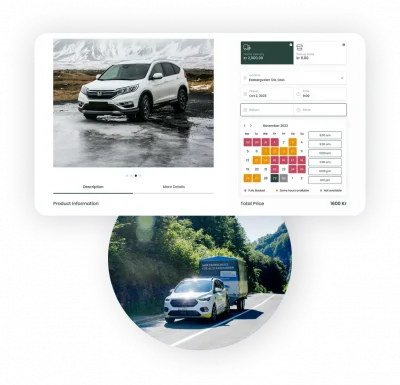 Udlejning af køretøjer og trailere